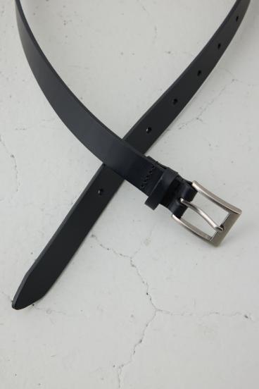 スクエアバックルレザーベルト 詳細画像