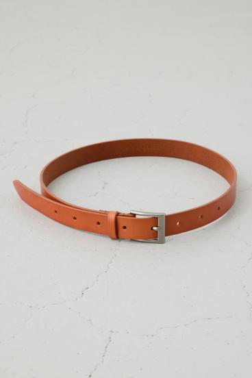 スクエアバックルレザーベルト