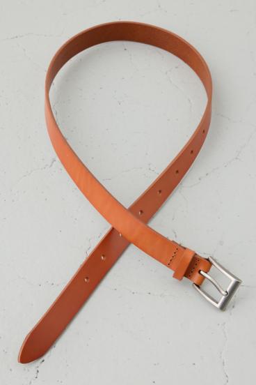 スクエアバックルレザーベルト 詳細画像