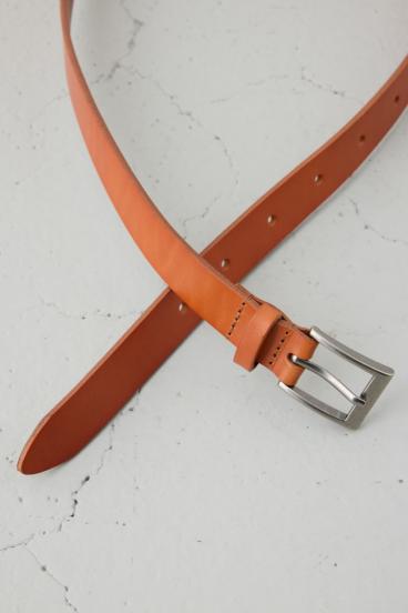 スクエアバックルレザーベルト 詳細画像