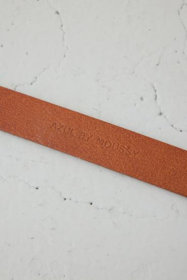 スクエアバックルレザーベルト 詳細画像