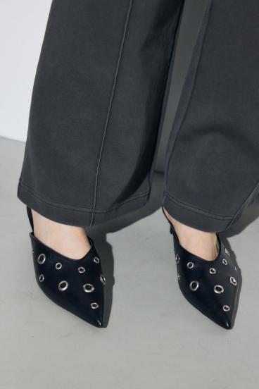 ハトメデザインミュール 詳細画像