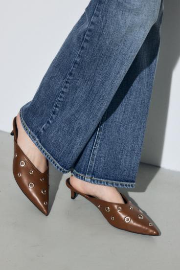 ハトメデザインミュール 詳細画像