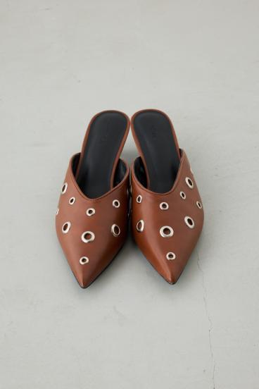 ハトメデザインミュール 詳細画像