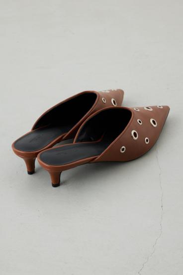 ハトメデザインミュール 詳細画像