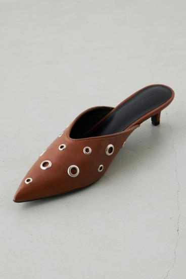 ハトメデザインミュール 詳細画像