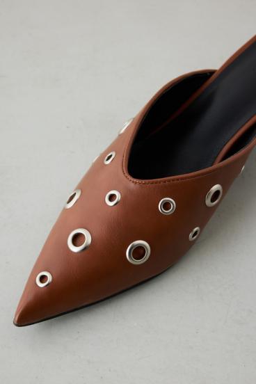 ハトメデザインミュール 詳細画像