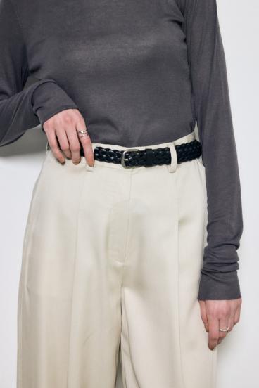 フェイクレザーメッシュベルト 詳細画像