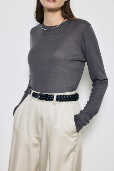 フェイクレザーメッシュベルト 詳細画像