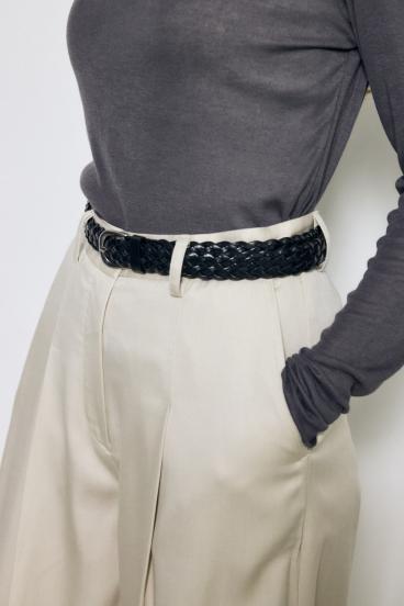 フェイクレザーメッシュベルト 詳細画像