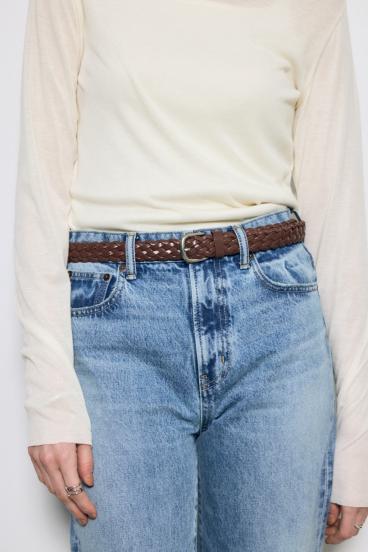 フェイクレザーメッシュベルト 詳細画像