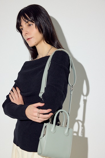 メタルフレームスクエアバッグ 詳細画像