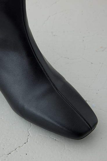 スクエアトゥショートブーツ 詳細画像