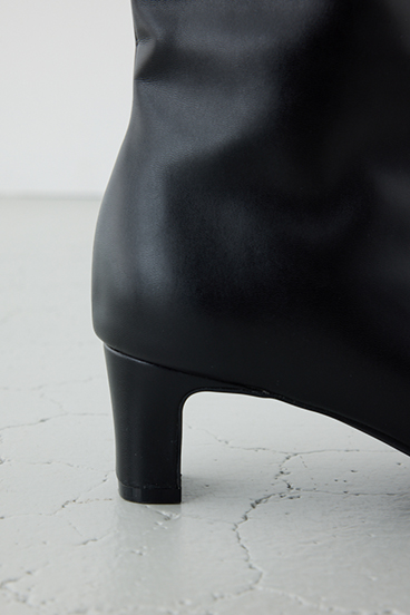 スクエアトゥショートブーツ 詳細画像