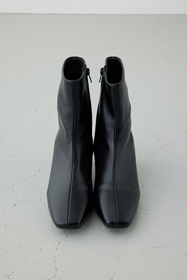 スクエアトゥショートブーツ 詳細画像