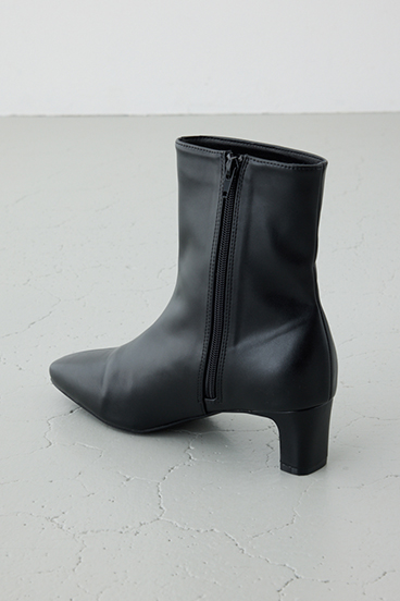 スクエアトゥショートブーツ 詳細画像