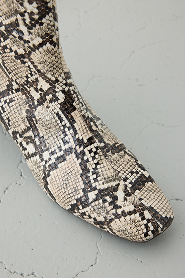 スクエアトゥショートブーツ 詳細画像