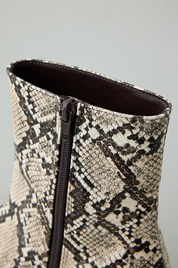 スクエアトゥショートブーツ 詳細画像