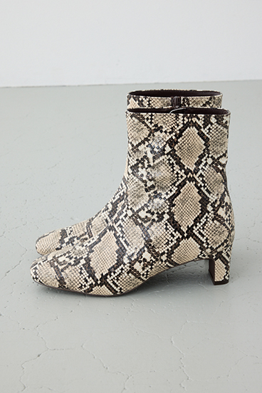 スクエアトゥショートブーツ 詳細画像