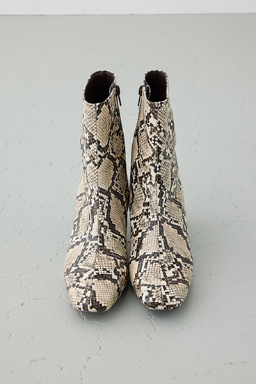 スクエアトゥショートブーツ 詳細画像