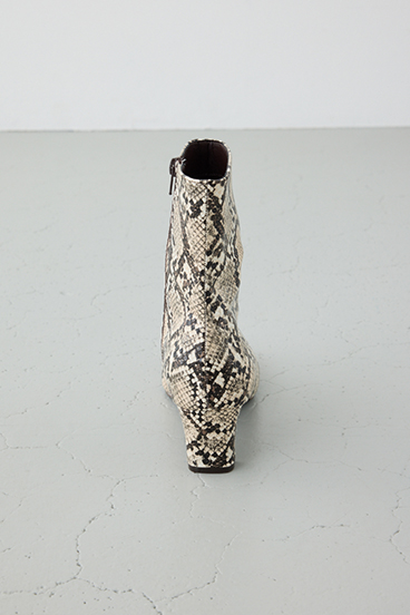 スクエアトゥショートブーツ 詳細画像