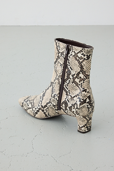 スクエアトゥショートブーツ 詳細画像