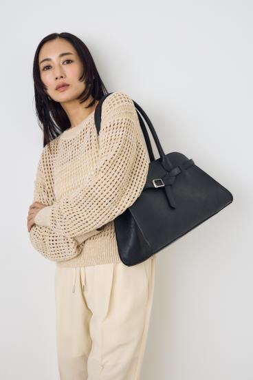 メタルパーツベルトハンドバッグ 詳細画像