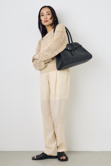 メタルパーツベルトハンドバッグ 詳細画像