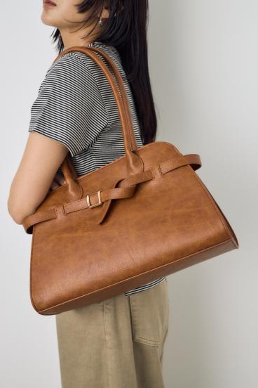 メタルパーツベルトハンドバッグ 詳細画像