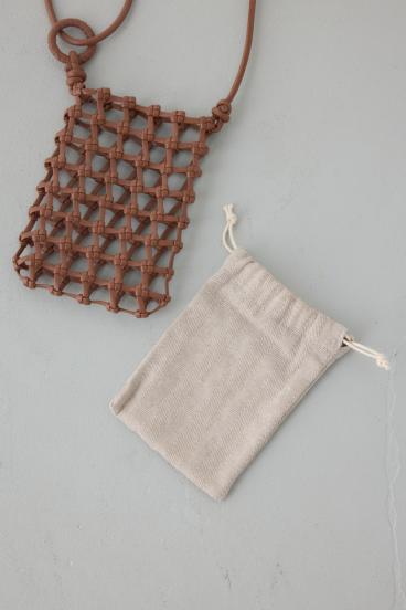 マクラメミニショルダー 詳細画像