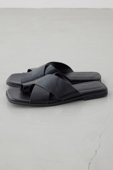 ワイドベルトフラットサンダル 詳細画像