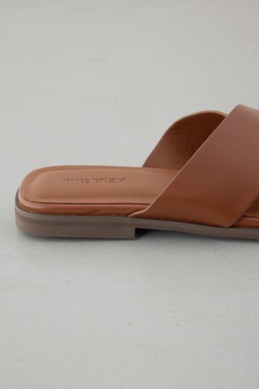 ワイドベルトフラットサンダル 詳細画像