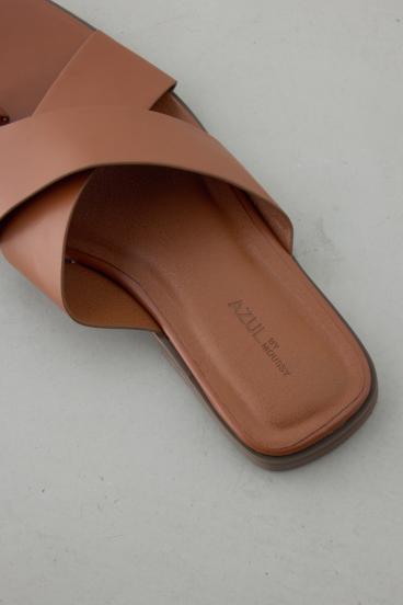 ワイドベルトフラットサンダル 詳細画像