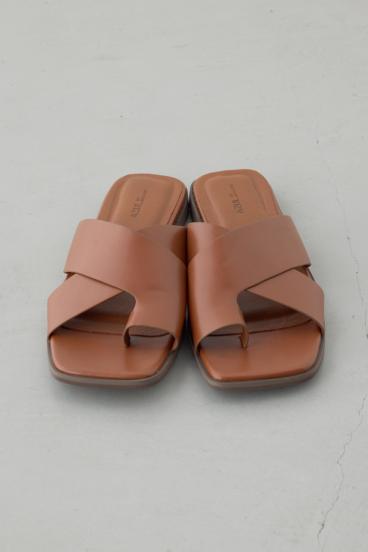 ワイドベルトフラットサンダル 詳細画像