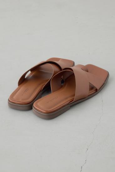 ワイドベルトフラットサンダル 詳細画像