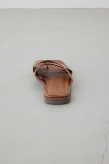 ワイドベルトフラットサンダル 詳細画像