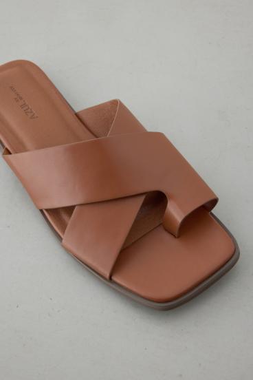 ワイドベルトフラットサンダル 詳細画像