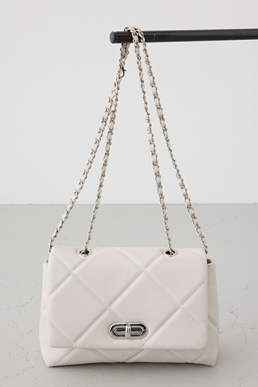 【SS先行アイテム】キルティングデザインフラップバッグ