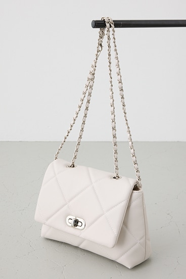 【SS先行アイテム】キルティングデザインフラップバッグ 詳細画像