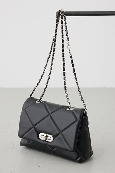 【SS先行アイテム】キルティングデザインフラップバッグ 詳細画像