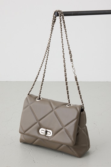 【SS先行アイテム】キルティングデザインフラップバッグ 詳細画像