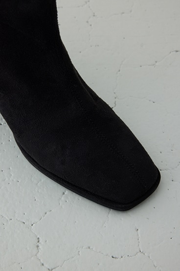 フェイクスエードショートストレッチブーツ 詳細画像