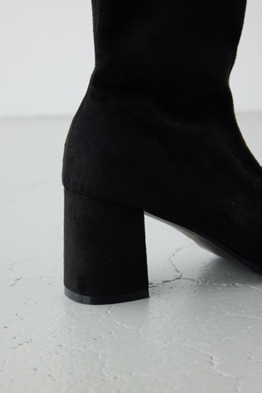 フェイクスエードショートストレッチブーツ 詳細画像