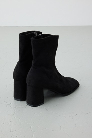 フェイクスエードショートストレッチブーツ 詳細画像