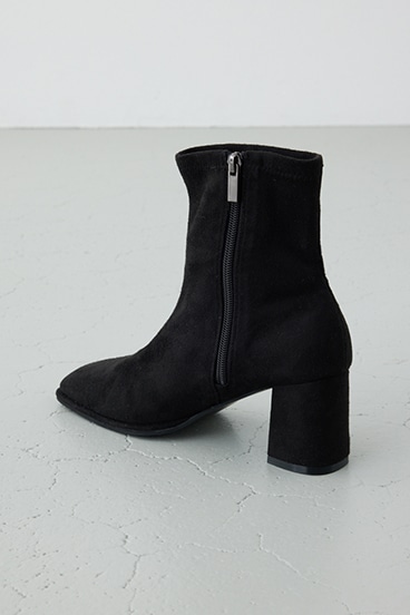 フェイクスエードショートストレッチブーツ 詳細画像