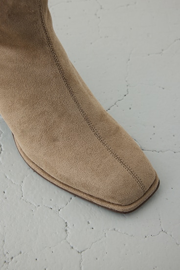 フェイクスエードショートストレッチブーツ 詳細画像