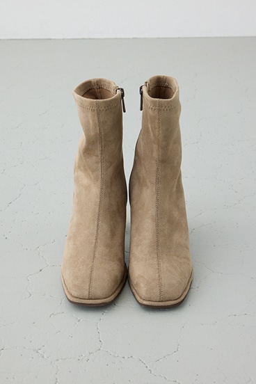 フェイクスエードショートストレッチブーツ 詳細画像