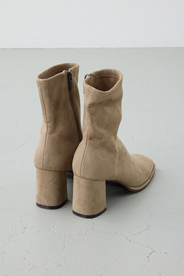 フェイクスエードショートストレッチブーツ 詳細画像