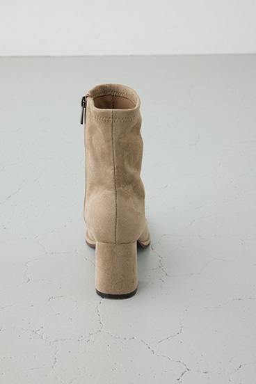 フェイクスエードショートストレッチブーツ 詳細画像