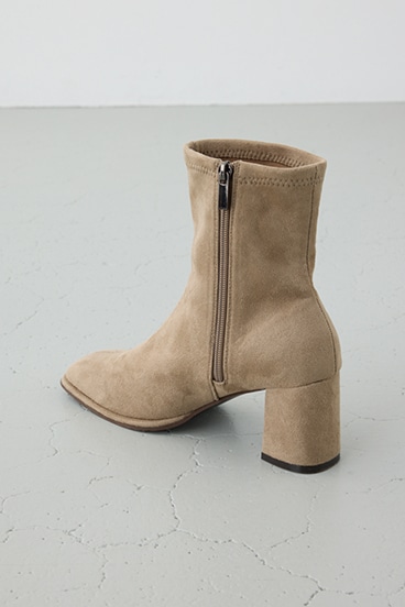 フェイクスエードショートストレッチブーツ 詳細画像